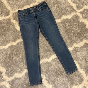 Old Navy Mid-Rise Rockstar Super Skinny Denim jeans size 6
